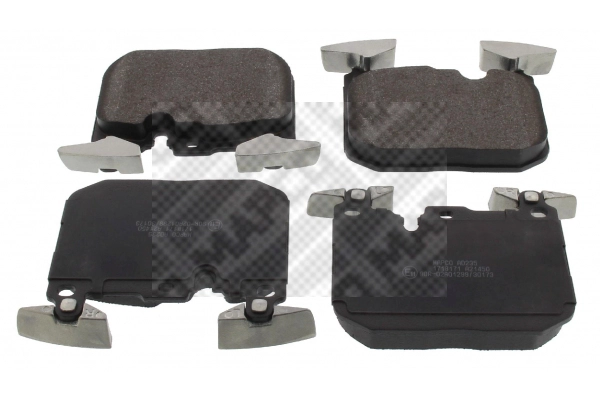 Kit de plaquettes de frein, frein à disque MAPCO 6641