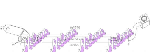 Flexible de frein KAWE H6791