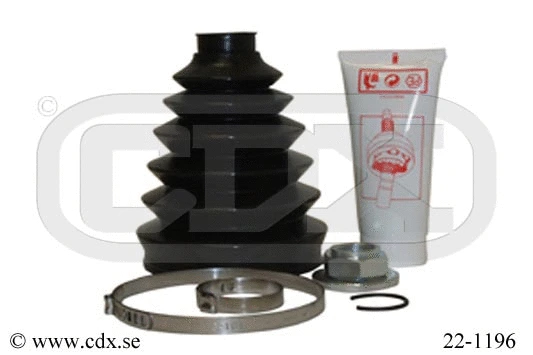 Jeu de joints-soufflets, arbre de commande CDX 22-1196