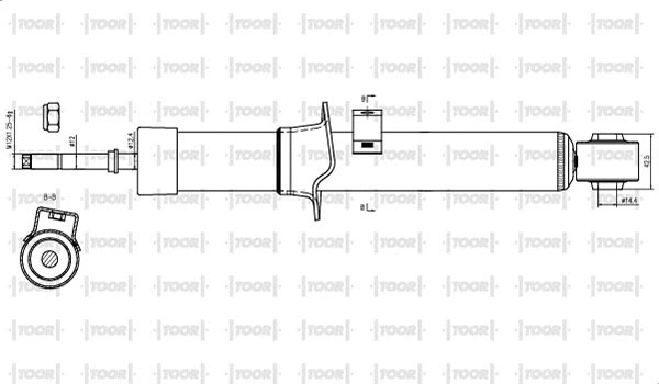 Amortisseur TOOR SG15460
