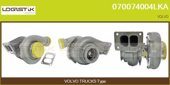 Turbocompresseur, suralimentation LGK 070074004LKA