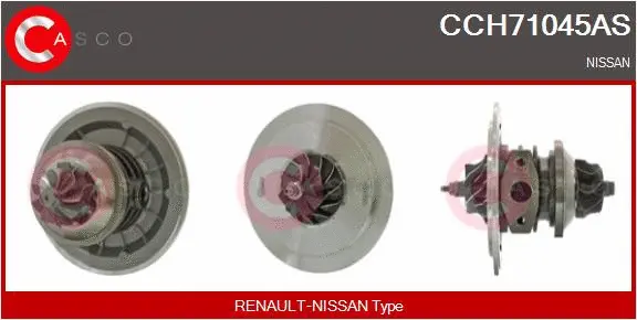 Groupe carter, turbocompresseur CASCO CCH71045AS