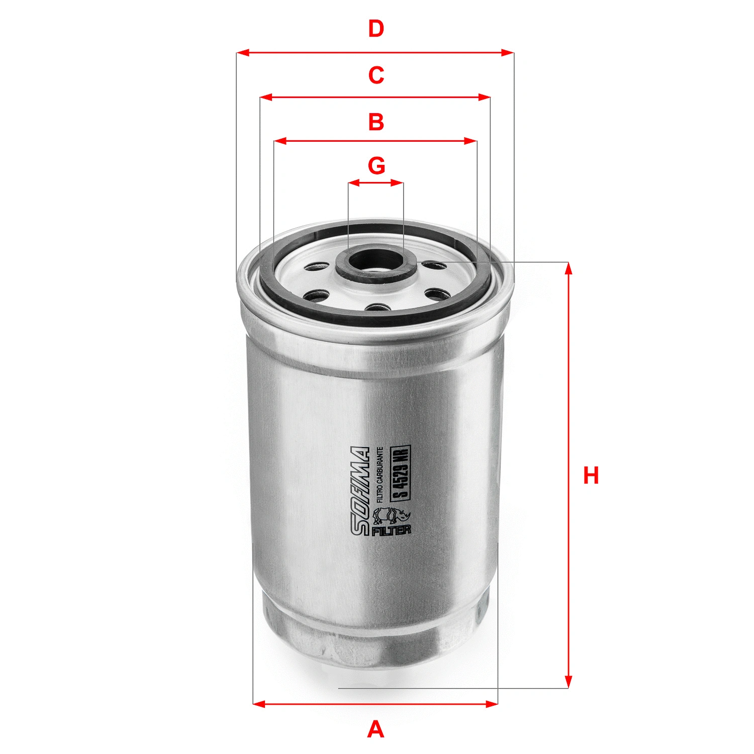 Filtre à carburant SOFIMA S 4529 NR
