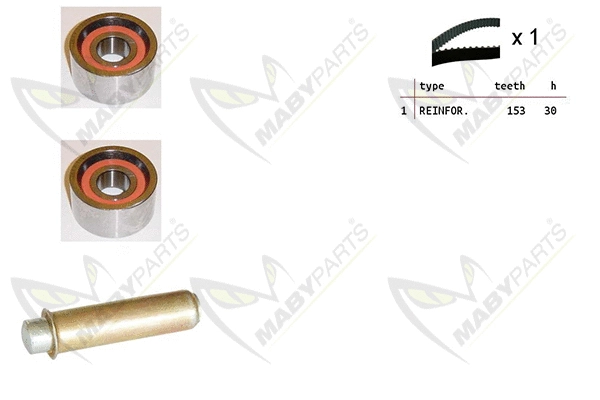 Kit de courroie crantée MABYPARTS OBK010249