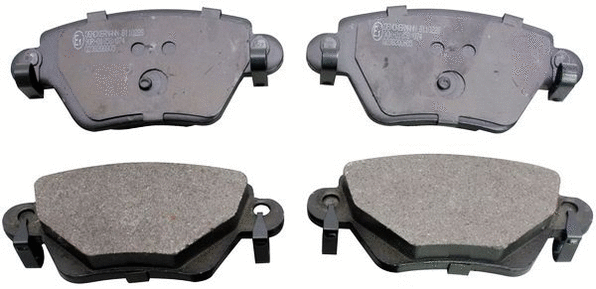 Kit de plaquettes de frein, frein à disque DENCKERMANN B110228