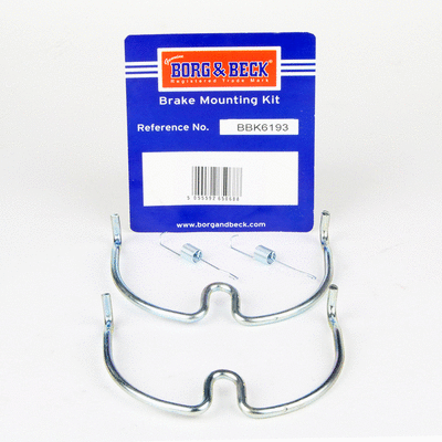 Kit d'accessoires, mâchoire de frein BORG & BECK BBK6193