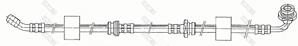 Flexible de frein GIRLING 9004172