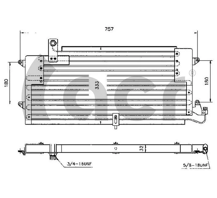 Condenseur, climatisation ACR 300251