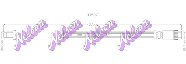 Flexible de frein KAWE H3587