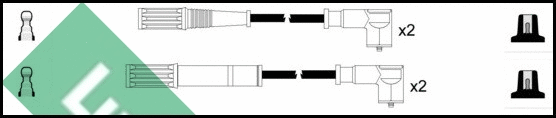 Kit de câbles d'allumage LUCAS LUC4133