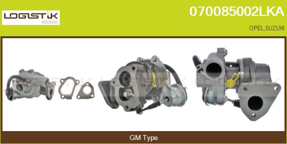 Turbocompresseur, suralimentation LGK 070085002LKA