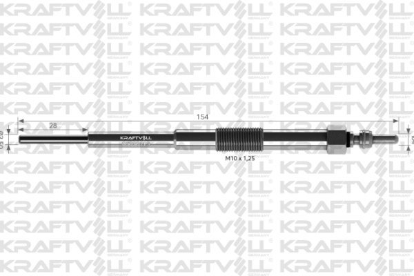 Bougie de préchauffage KRAFTVOLL GERMANY 05030113