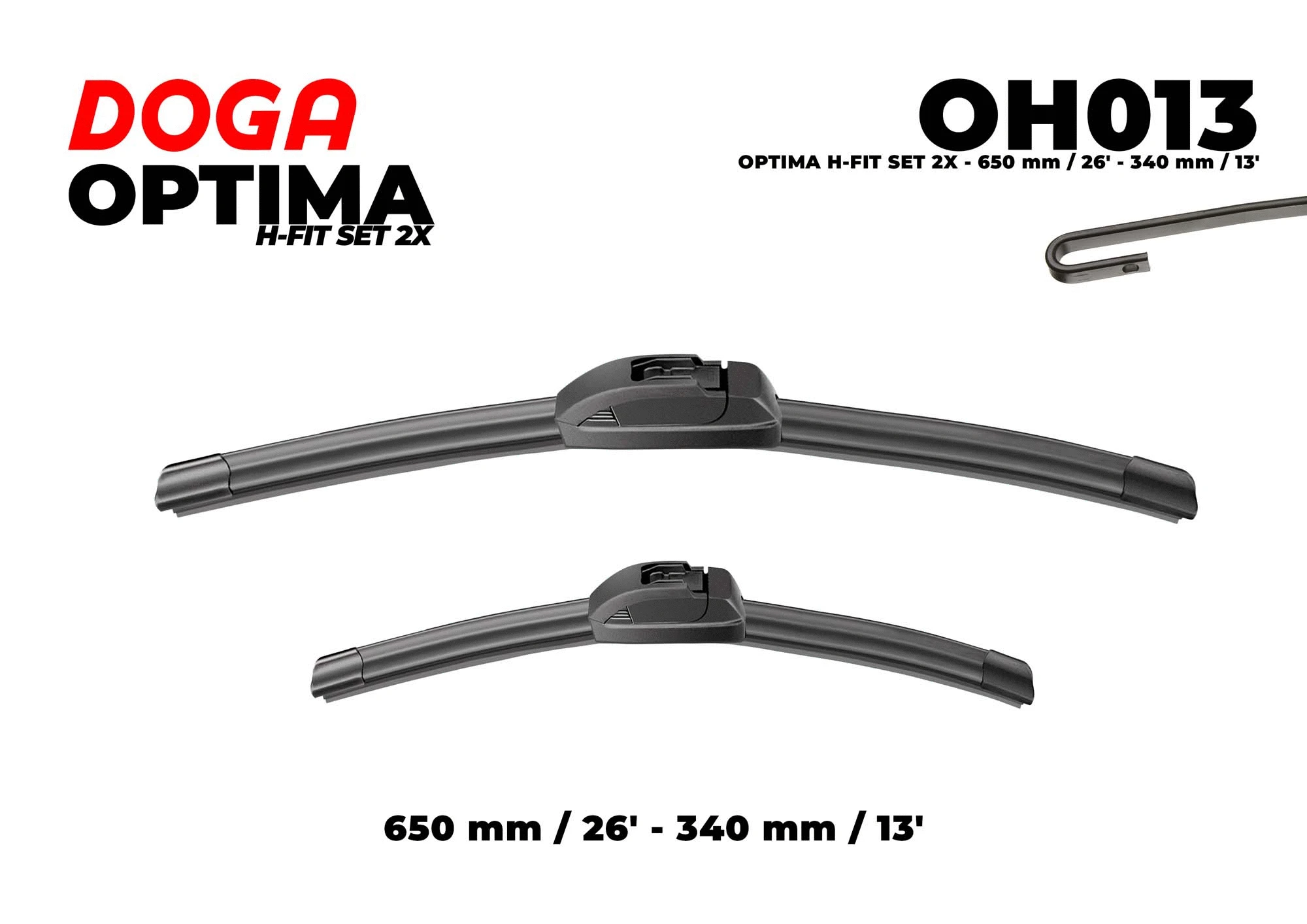Balai d'essuie-glace DOGA OH013