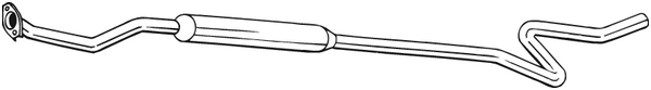 Silencieux central KLOKKERHOLM 286-109