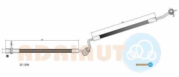 Flexible de frein ADRIAUTO 22.1298