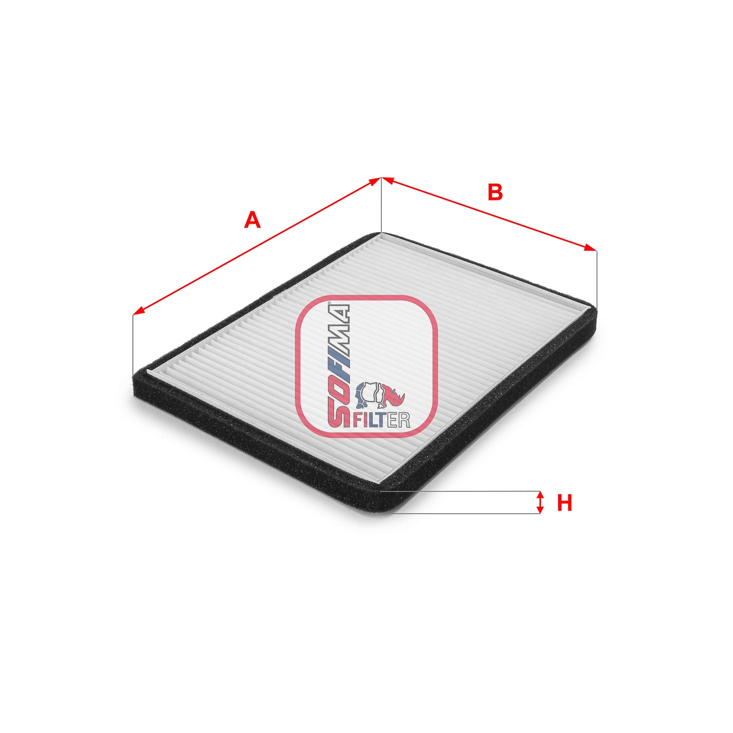 Filtre, air de l'habitacle SOFIMA S 3083 C