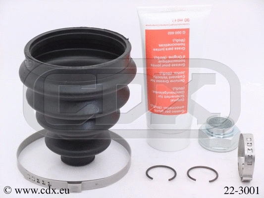 Jeu de joints-soufflets, arbre de commande CDX 22-3001