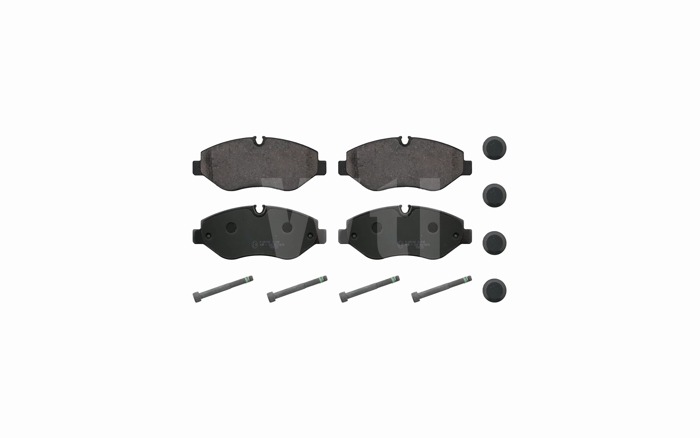Kit de plaquettes de frein, frein à disque Wti Automotive K971036