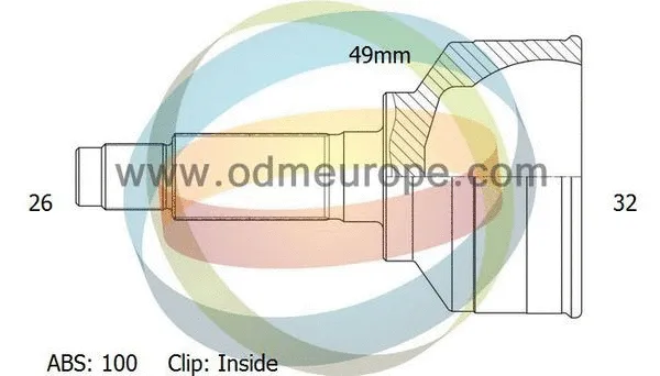 Jeu de joints, arbre de transmission 4X4 ESTANFI EST-12-040840