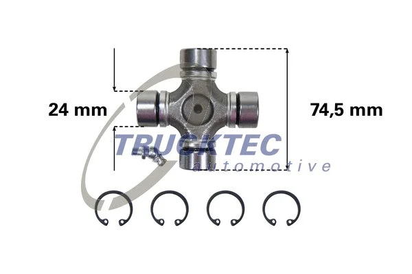 Joint, arbre de transmission TRUCKTEC AUTOMOTIVE 02.34.053