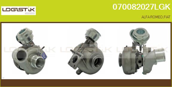Turbocompresseur, suralimentation LGK 070082027LGK