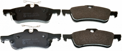 Kit de plaquettes de frein, frein à disque DENCKERMANN B111075