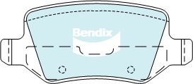 Kit de plaquettes de frein, frein à disque BENDIX-SEA DB2020 GCT