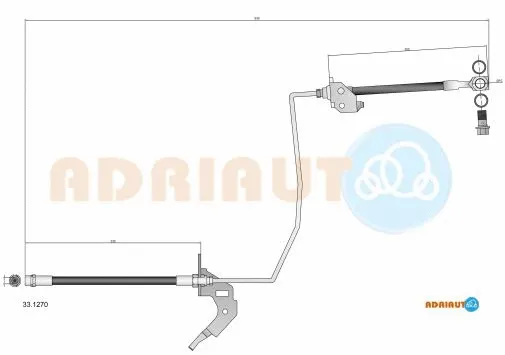 Flexible de frein ADRIAUTO 33.1270