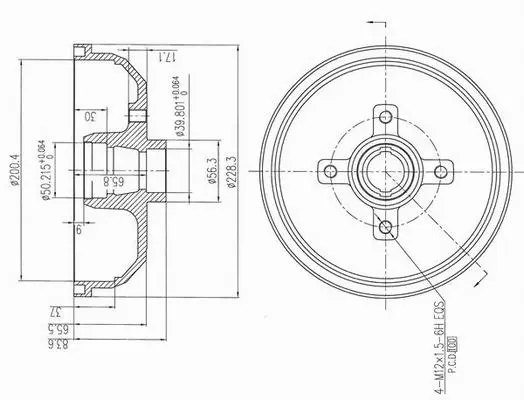 Tambour de frein AP XENERGY X654006