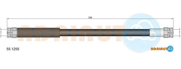 Flexible de frein ADRIAUTO 55.1255