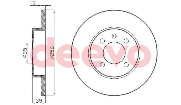 Disque de frein DEEVO BD26460
