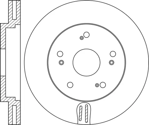 Disque de frein FIT FR0354V