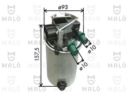 Filtre à carburant AKRON-MALÒ 1520229