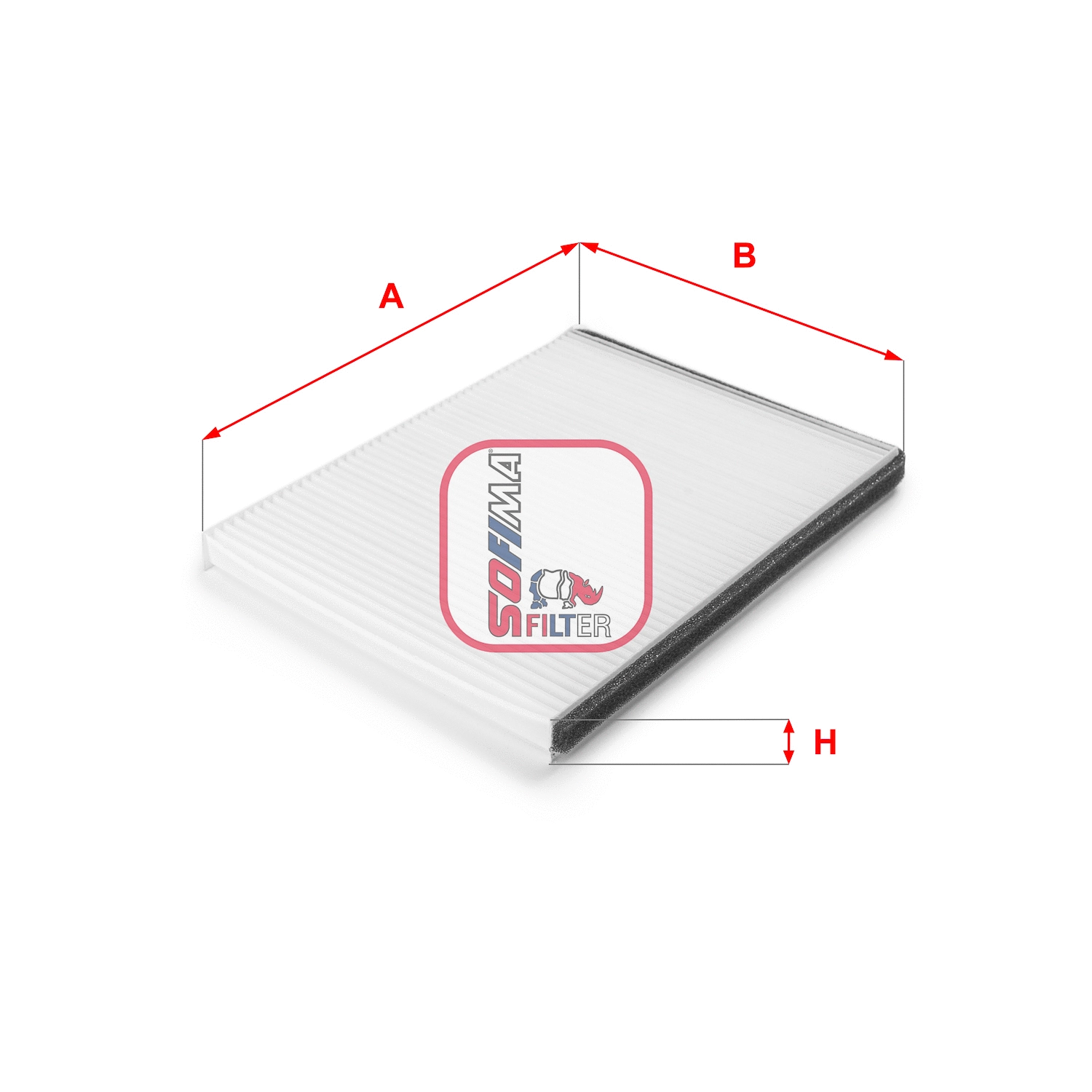 Filtre, air de l'habitacle SOFIMA S 3041 C