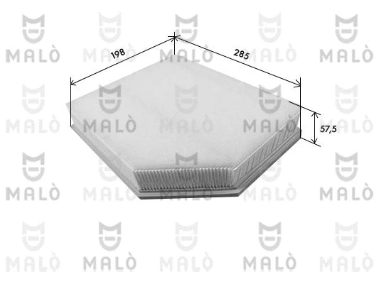 Filtre à air AKRON-MALÒ 1500630