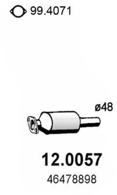 Catalyseur ASSO 12.0057