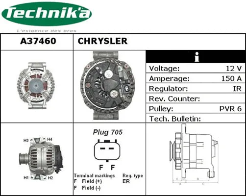 Alternateur Technika A37460