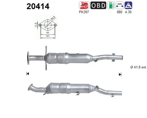 Catalyseur AS 20414