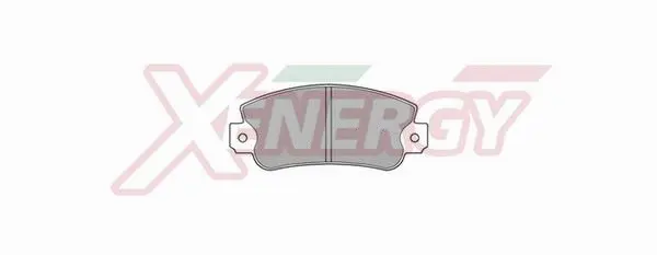 Kit de plaquettes de frein, frein à disque AP XENERGY X40115