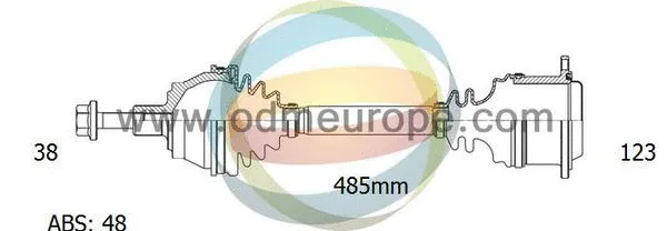 Arbre de transmission 4X4 ESTANFI EST-18-213081