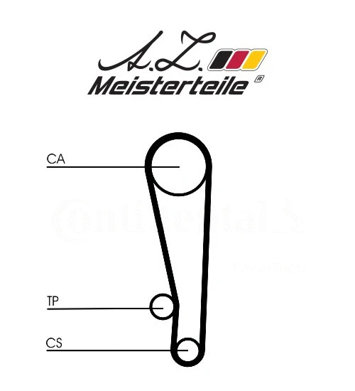 Kit de courroie crantée A.Z. Meisterteile AZMT-30-058-2167