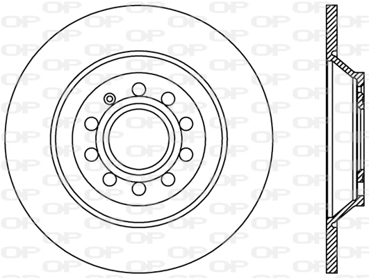 Disque de frein OPEN PARTS BDR2442.10