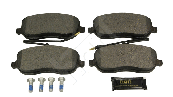 Kit de plaquettes de frein, frein à disque HART 252 316