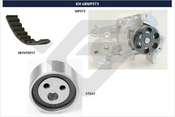 Pompe à eau + kit de courroie crantée HUTCHINSON KH 48WP373