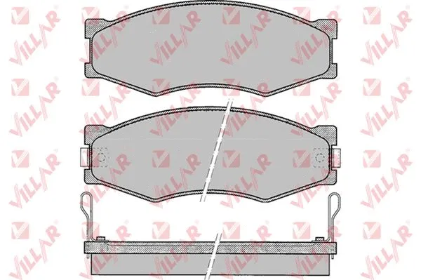 Kit de plaquettes de frein, frein à disque VILLAR 626.0092