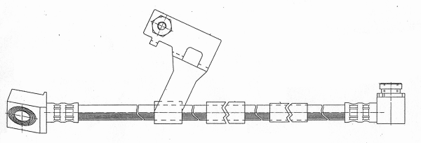 Flexible de frein CEF 511551