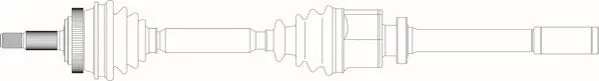 Arbre de transmission GENERAL RICAMBI RE3123