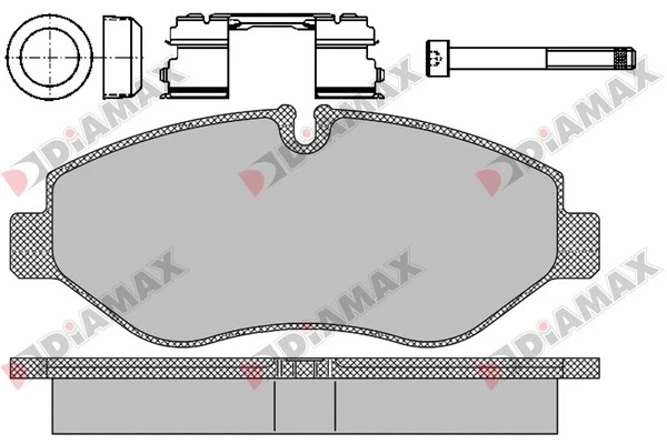 Kit de plaquettes de frein, frein à disque DIAMAX N09404