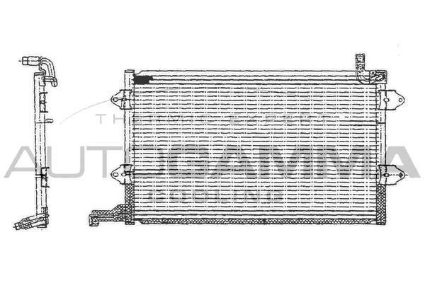 Condenseur, climatisation AUTOGAMMA 101719