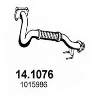 Tuyau d'échappement ASSO 14.1076